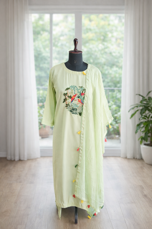 jeenas dupatta set