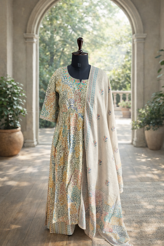 jeenas dupatta set