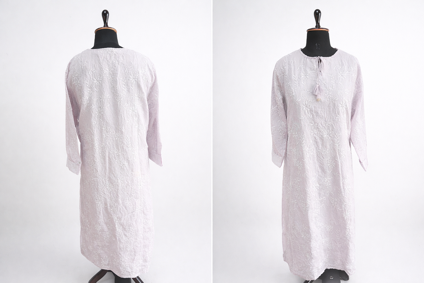 jeenas  white, embroidered kurta