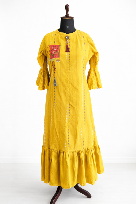 Jeenas yellow  Kurta