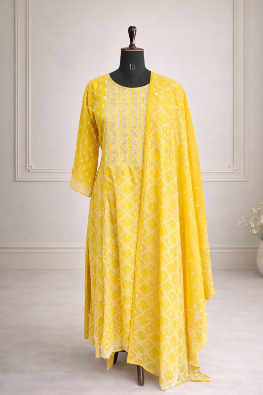 jeenas dupatta set