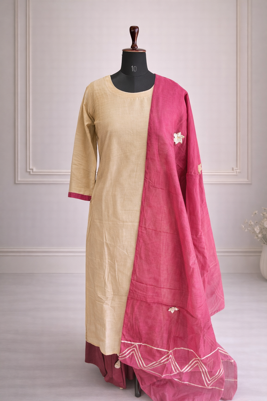 jeenas dupatta set