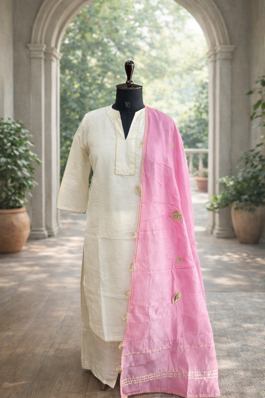 jeenas dupatta set