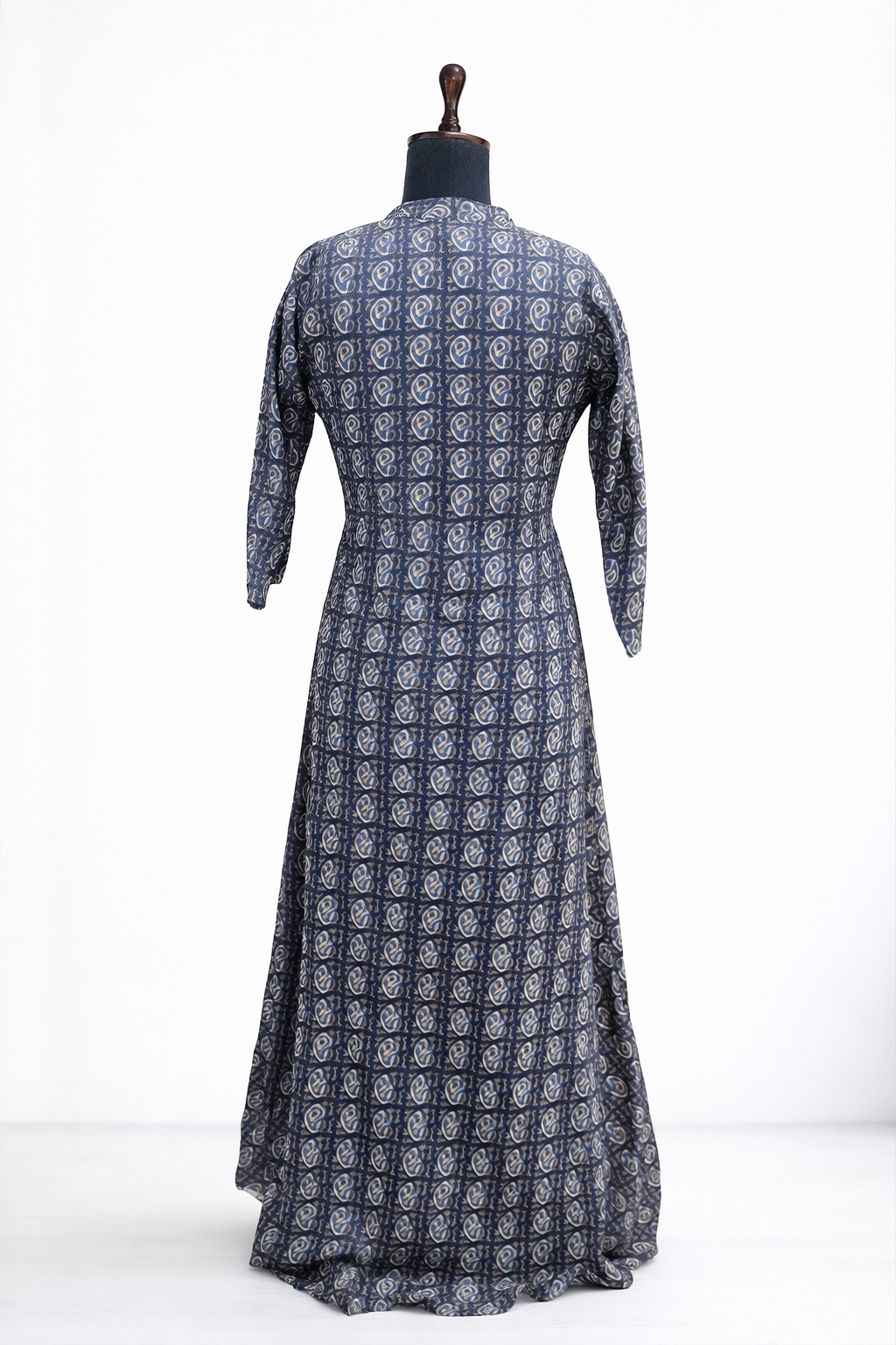 Jeenas black printed  Kurta