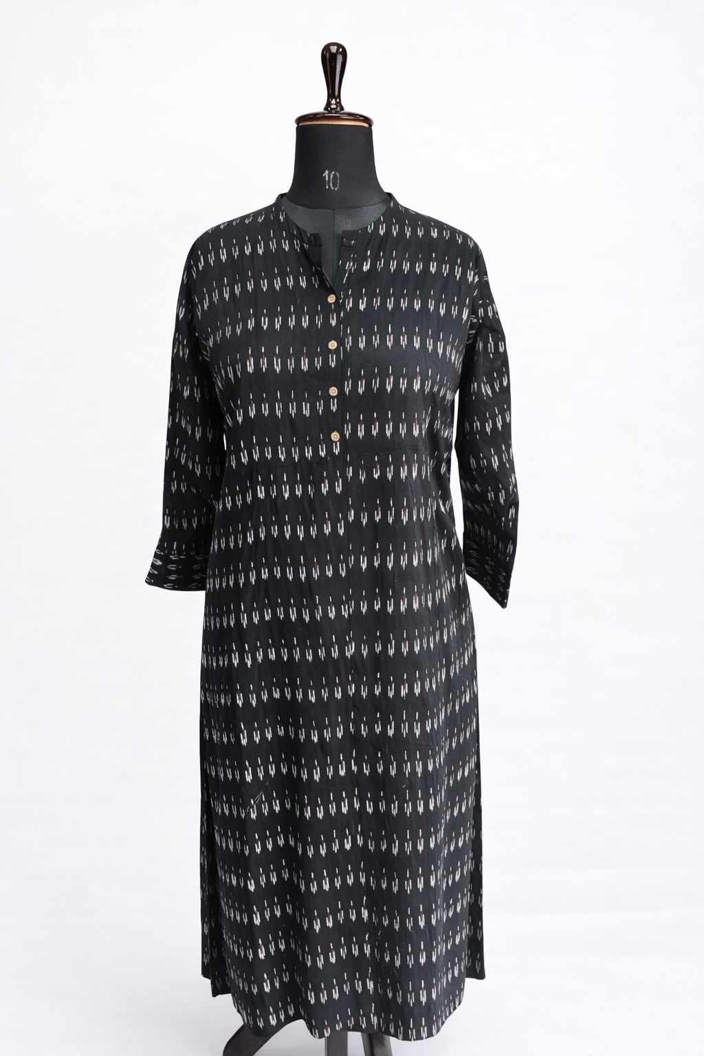 jeenas black  kurta