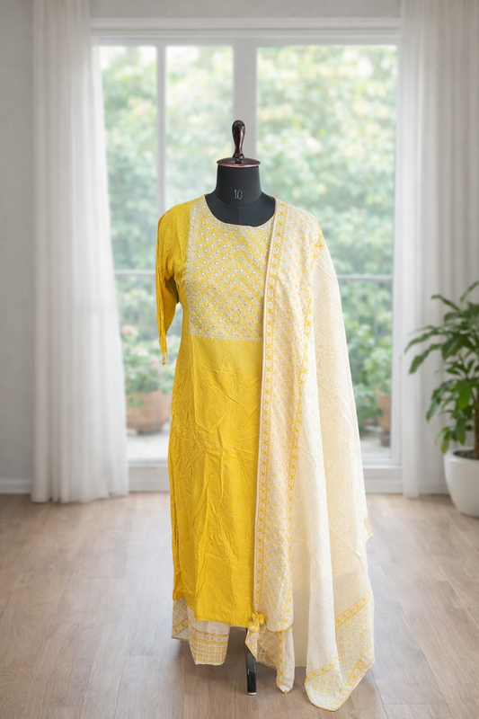 jeenas dupatta set