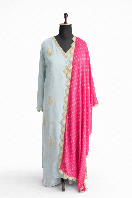 jeenas dupatta set