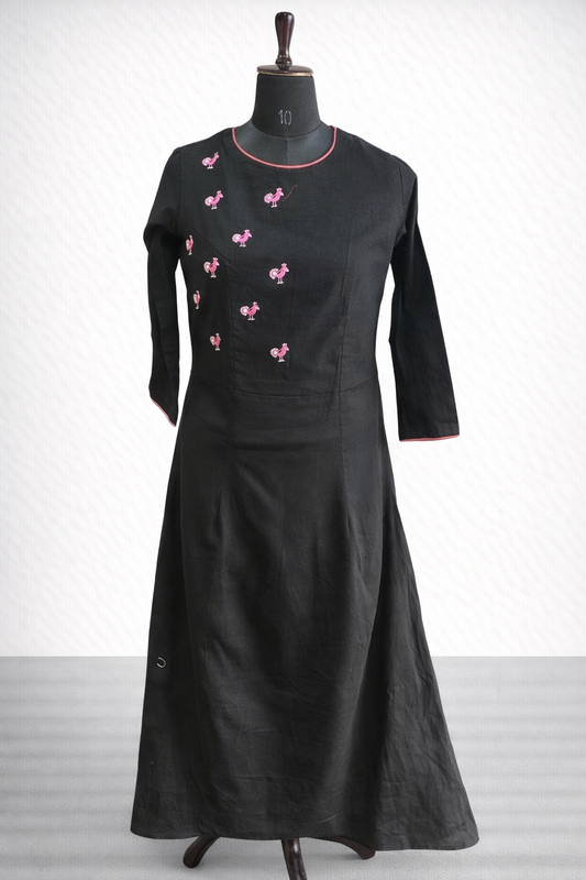 Jeenas black Kurta