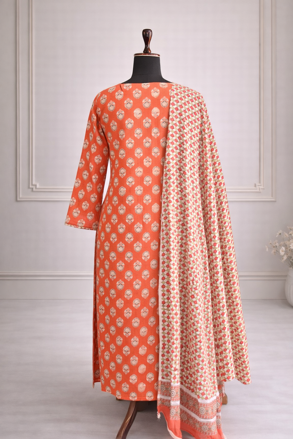 jeenas dupatta set