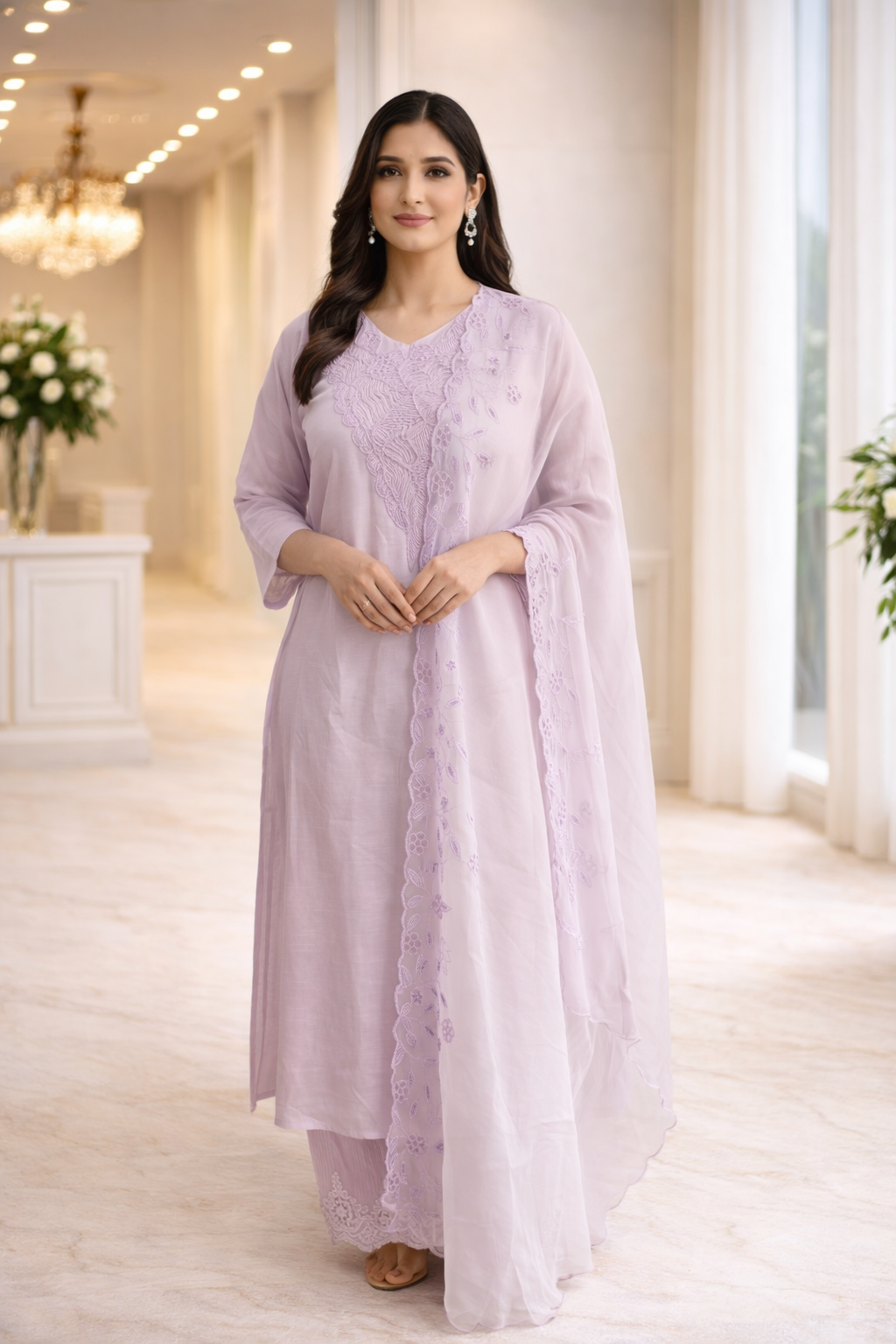 jeenas dupatta set