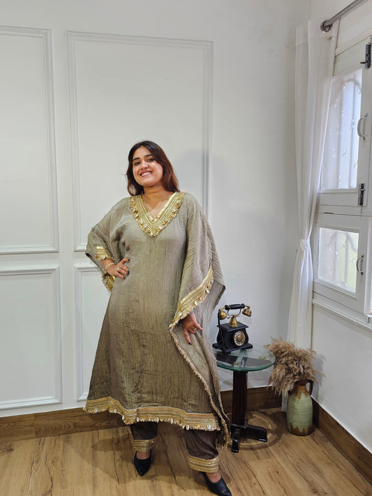 Tissue kaftan set