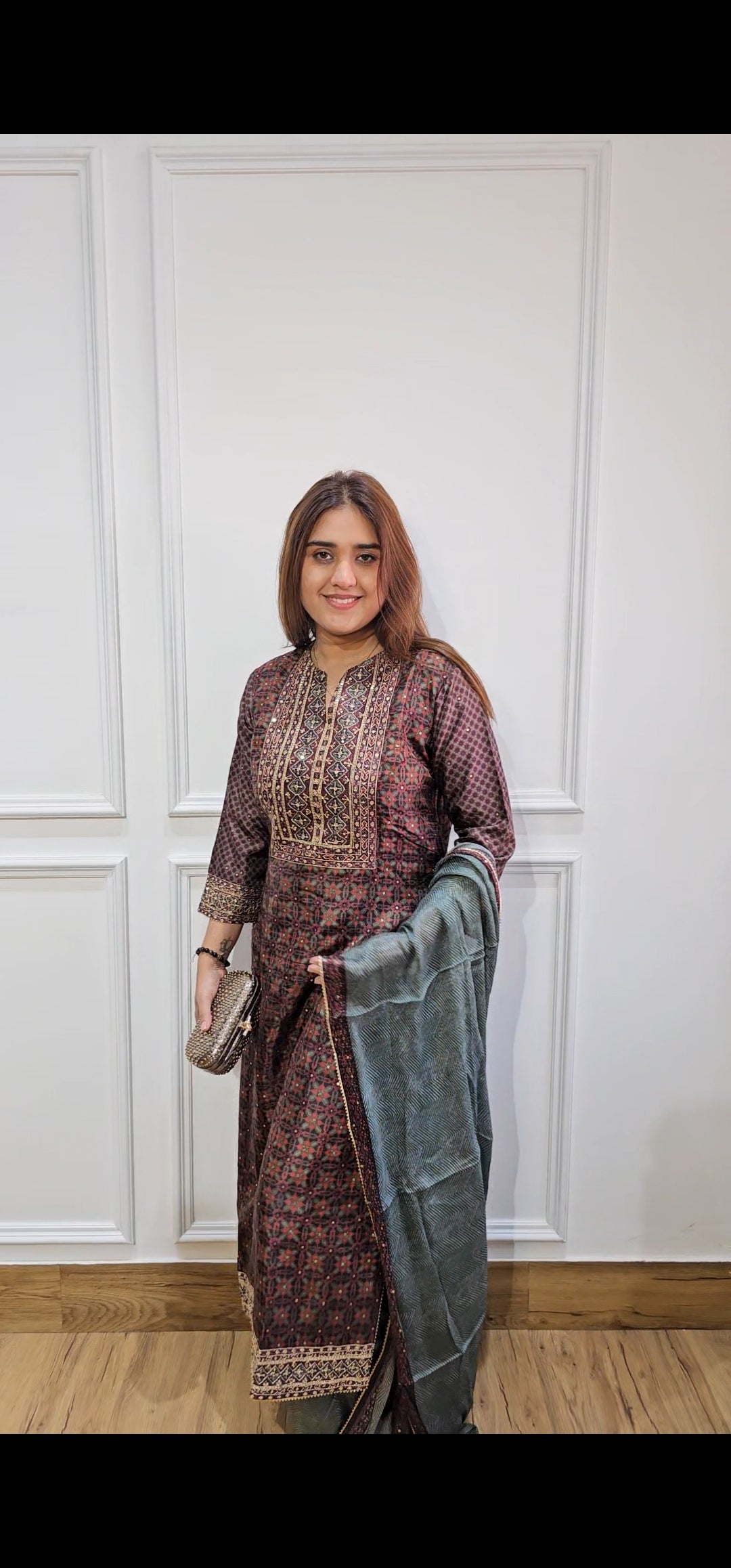 Jeenas pure silk suit set