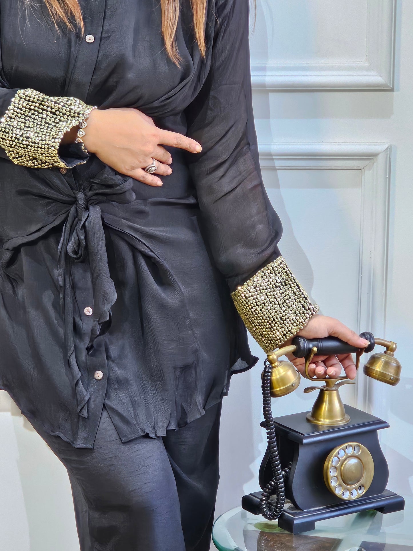 Black cordset
