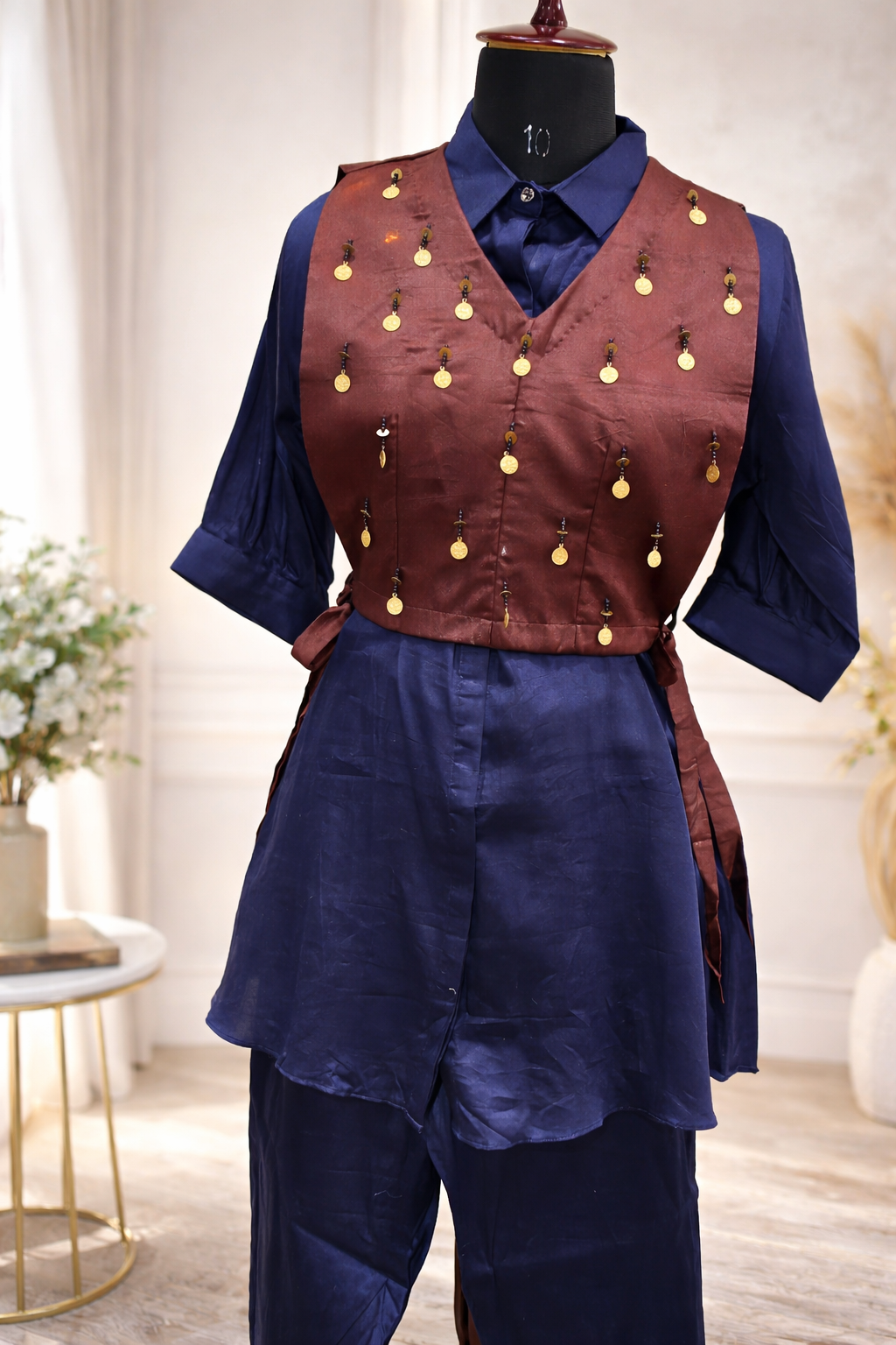 jeenas Pure cotton silk cordset