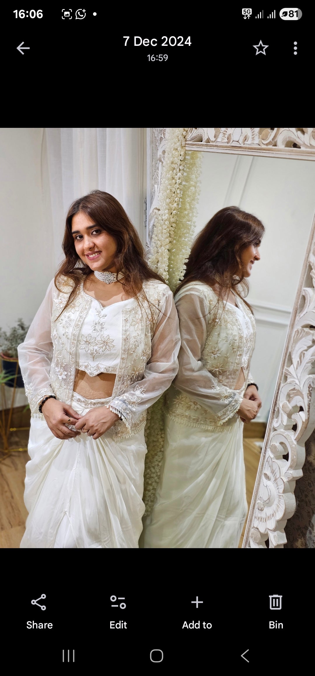 Jeenas pure crepe 3 piece set