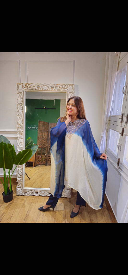 Jeenas pure organza kaftan